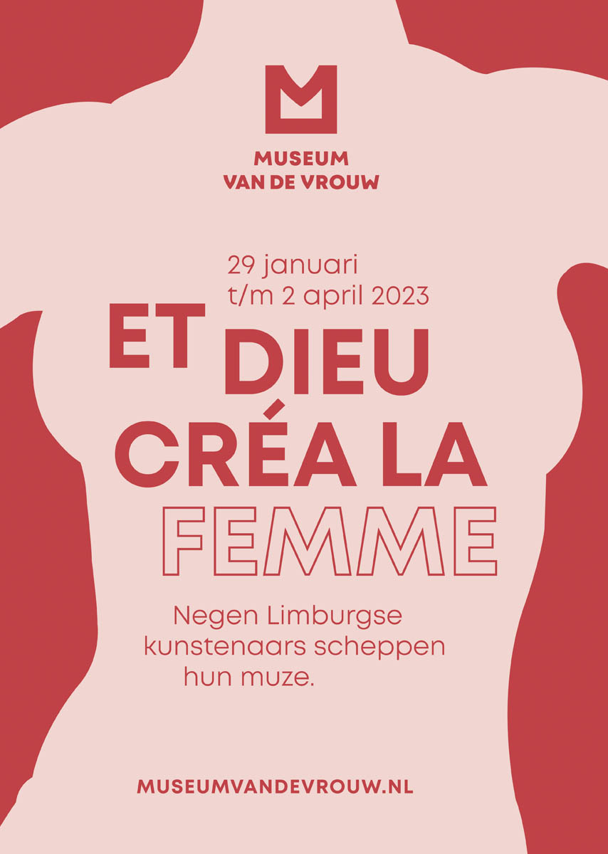 Et Dieu créa la Femme, het affiche van de expositie in Echt
